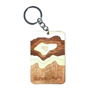 Wooden keychain